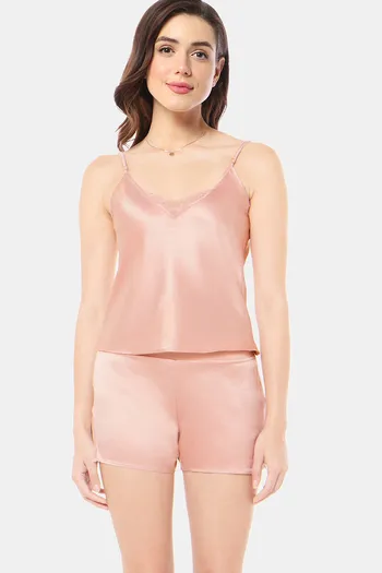 Buy Amante Polyamide Camisole - Mellow Rose
